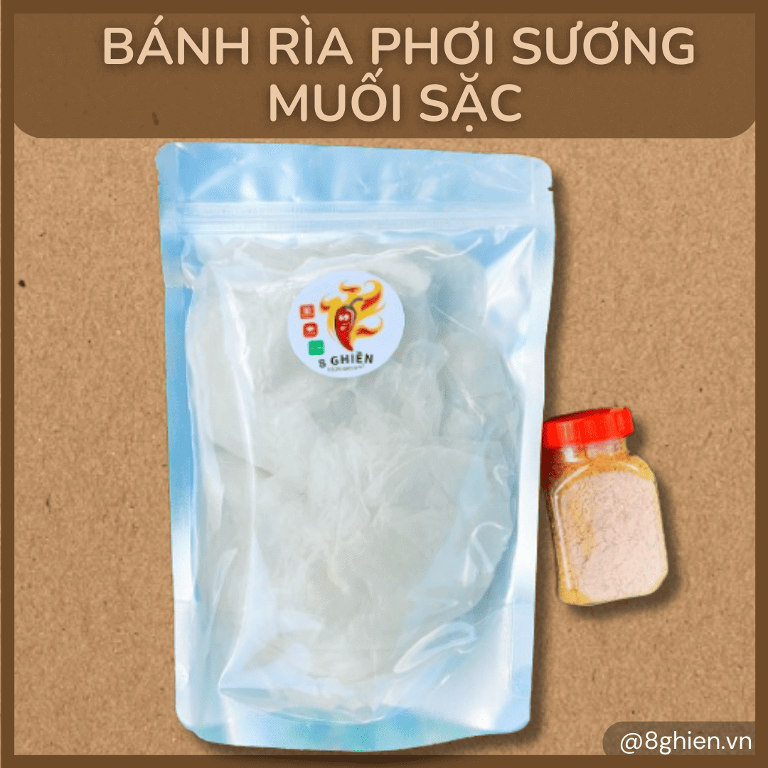 Set 1 Bánh Rìa Phơi Sương ăn kèm Muối Nhiễn Tây Ninh