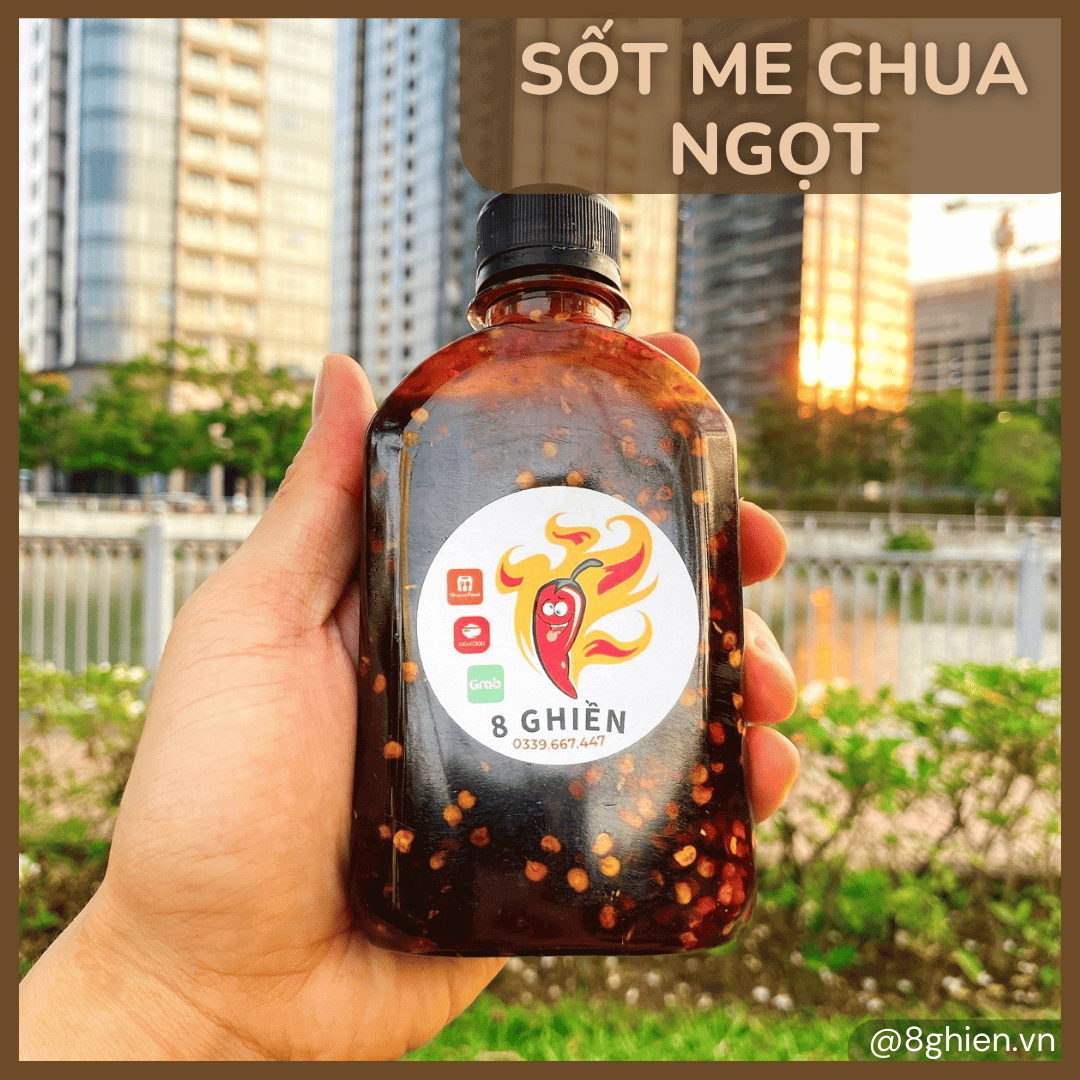 Sốt Me Ớt (250ml) Sốt Me Ớt (250ml) - Đặc Sản 8 Ghiền