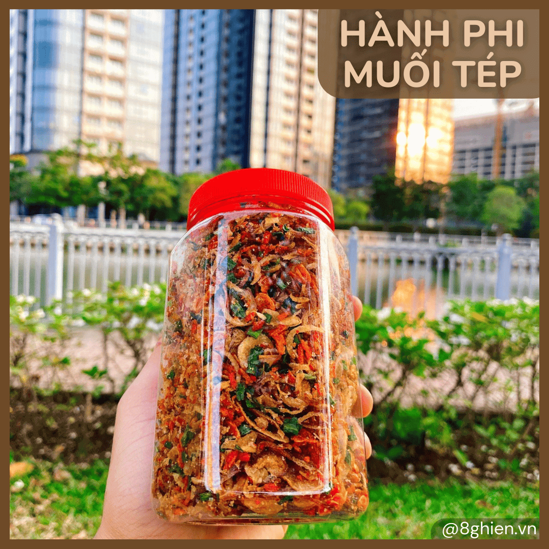 Hành Phi Muối Tép (Hủ Size Lớn) Hành Phi Muối Tép (Hủ Size Lớn) - Đặc Sản 8 Ghiền