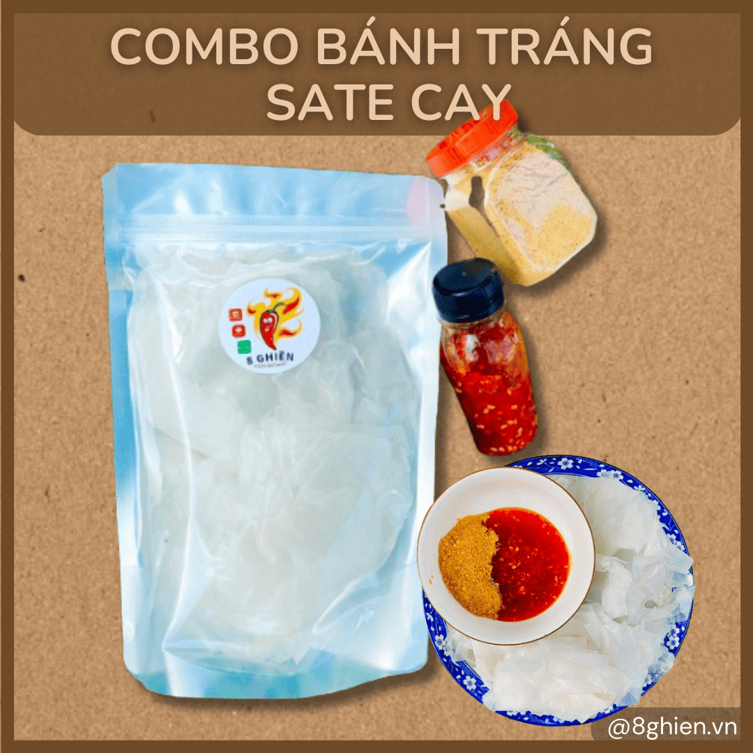 Set 2 Bánh Rìa Phơi Sương, Muối Nhiễn kèm Ớt Rim Mật Ong